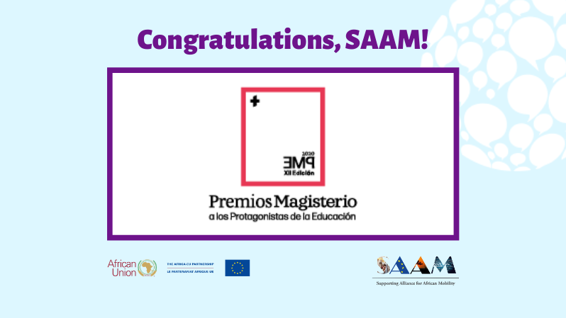 SAAM has been awarded as one of the Spanish Protagonists of Education 2020