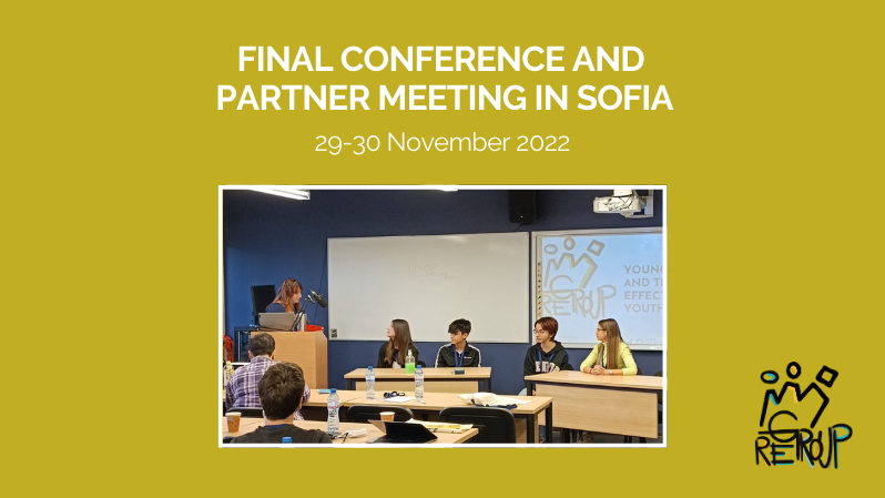 Conferencia final y reunión del partenariado de Re-GROUP en Sofía
